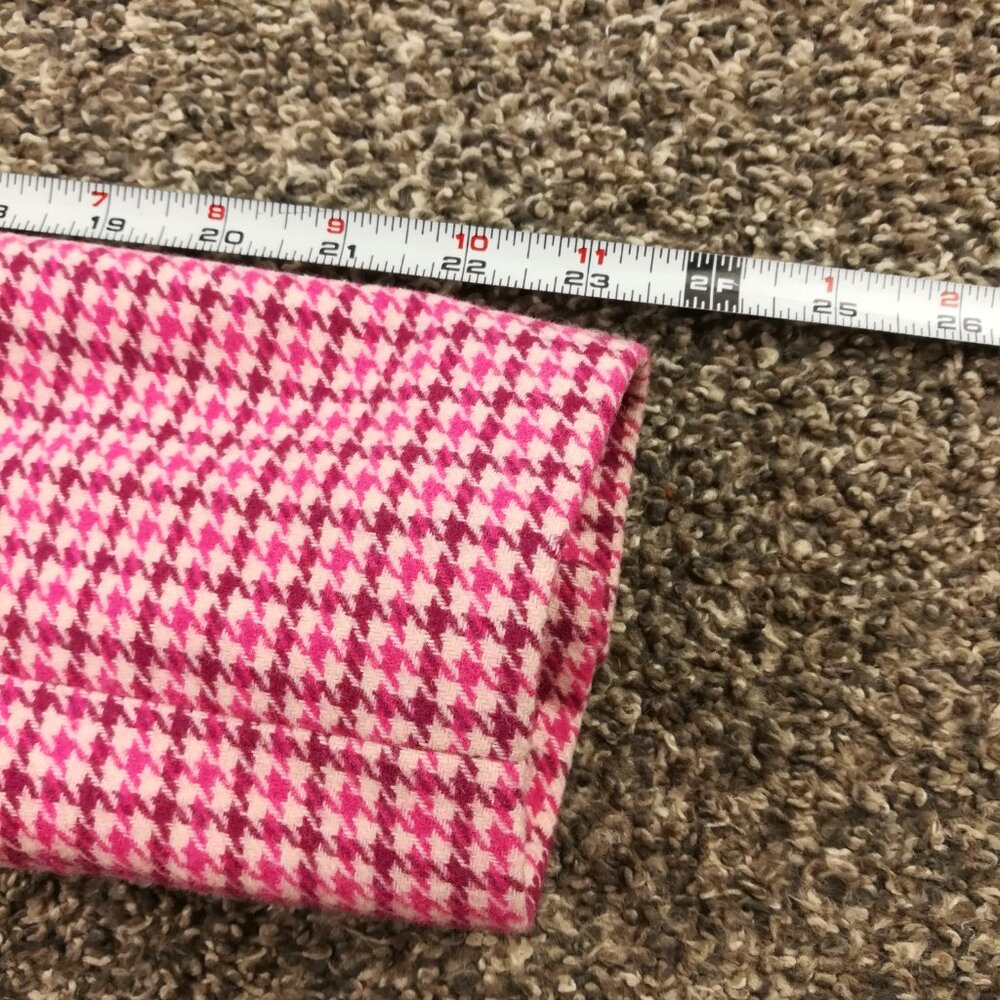 J. Crew Pink Houndstooth Skirt Suit Set - Picture 12 of 16